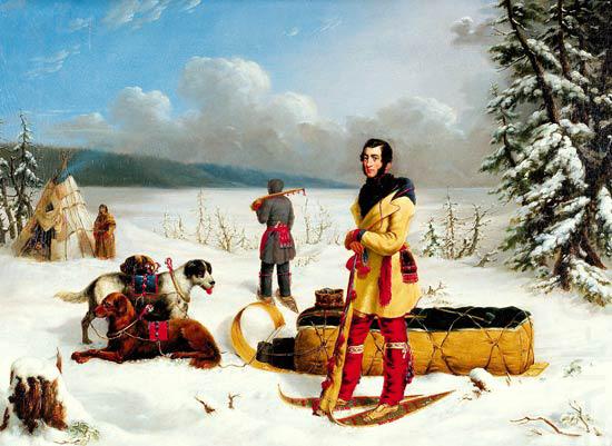 Paul Kane The Surveyor: Portrait of Captain John Henry Lefroy or Scene in the Northwest china oil painting image